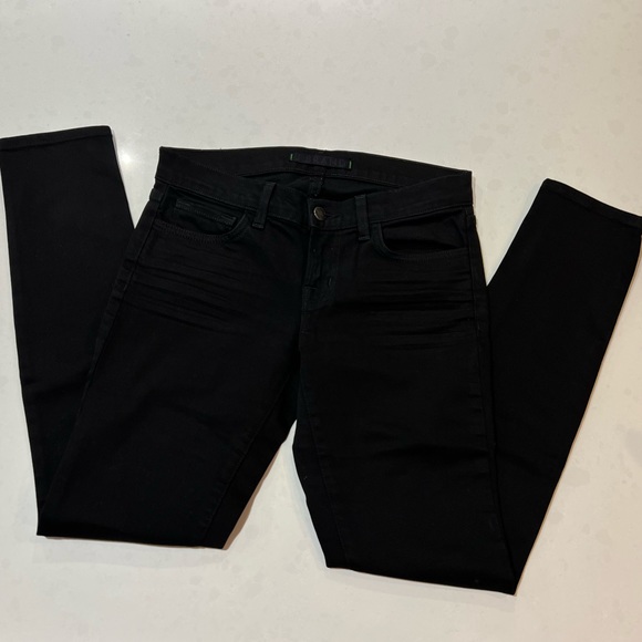 J Brand Jet Black Skinny Jeans - Picture 4 of 9